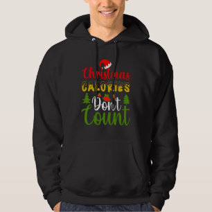 Christmas Snow Cookies Mistletoe Snowman Present Hoodie