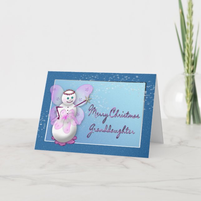 CHRISTMAS - SNOW FAIRY - MAGICAL HOLIDAY CARD (Front)