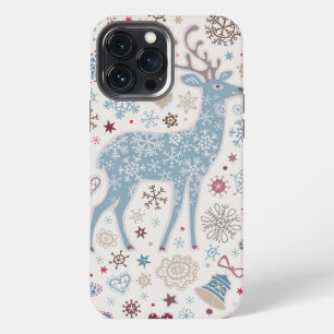 Christmas Snow Flake Deer iPhone Case Mate