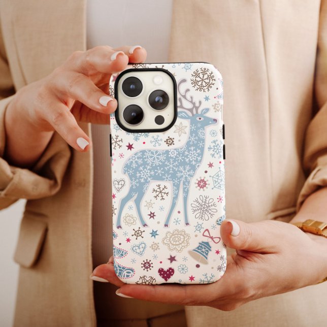 Christmas Snow Flake Deer iPhone Case Mate (Creator Uploaded)