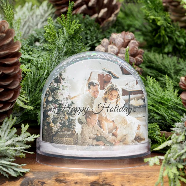 Christmas Snow Globe – Add Your Own Family Photo (Winter)