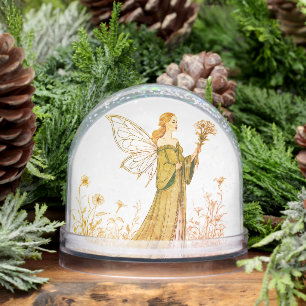Christmas snow globe angel