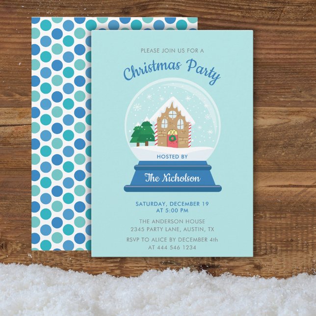 CHRISTMAS SNOW GLOBE INVITATION (Creator Uploaded)