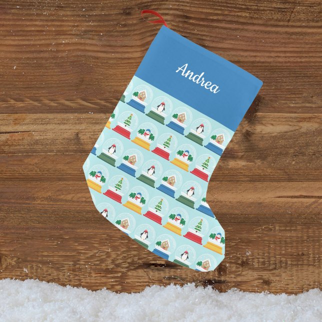 CHRISTMAS SNOW GLOBES SMALL CHRISTMAS STOCKING (Creator Uploaded)