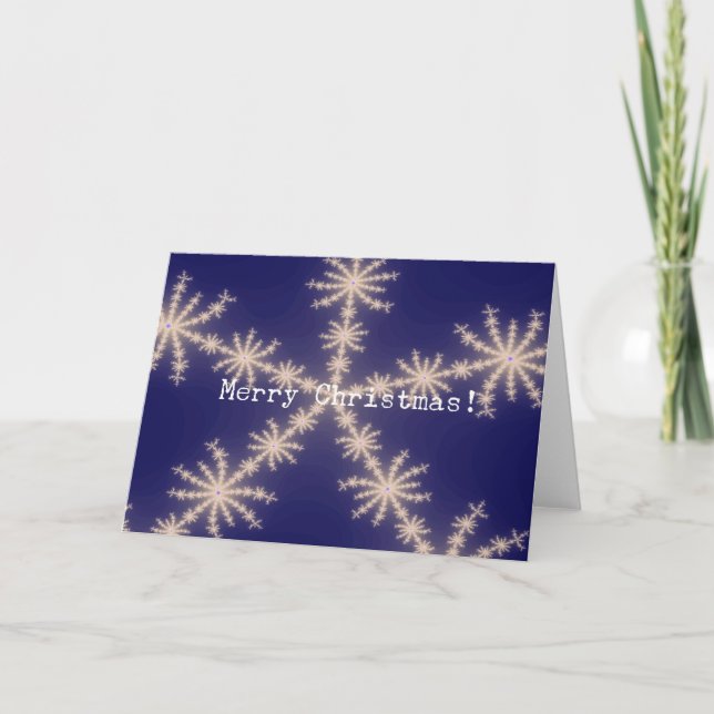Christmas Snow Holiday Card (Front)