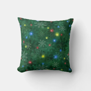 Christmas Snow Lights Cushion
