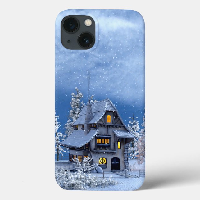 Christmas Snow on Gingerbread House Case-Mate iPhone Case (Back)