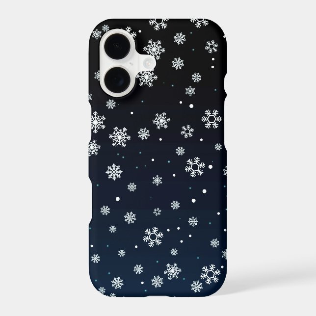 Christmas :  Snow Pattern (Back)
