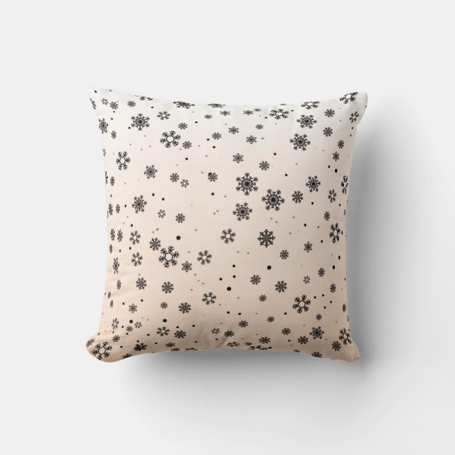 Christmas :  Snow Pattern Cushion (Front)