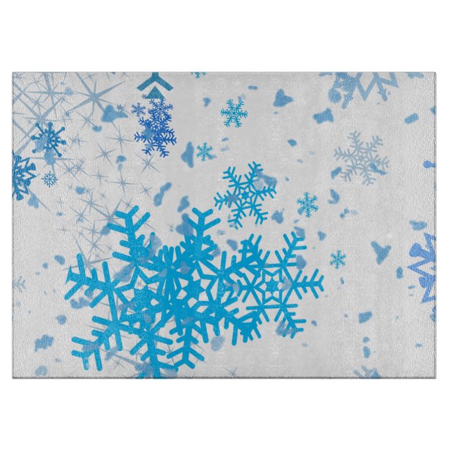 Christmas Snowfall Cutting Board (Front)