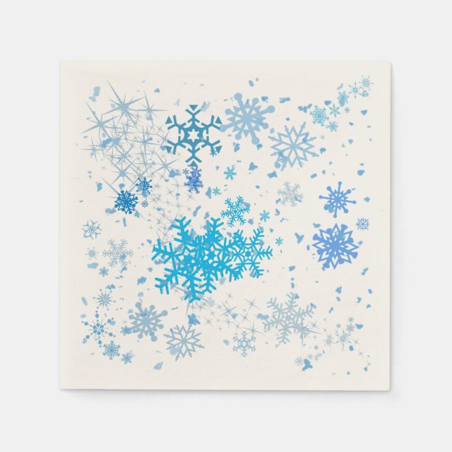 Christmas Snowfall Napkin (Front)