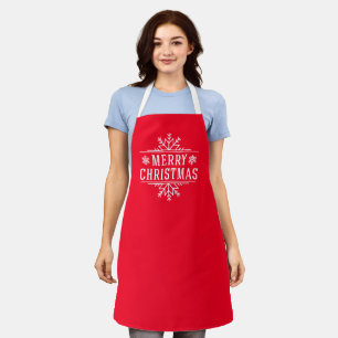 Christmas Snowflake Apron