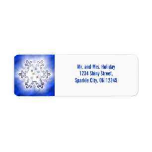 Christmas Snowflake Blue