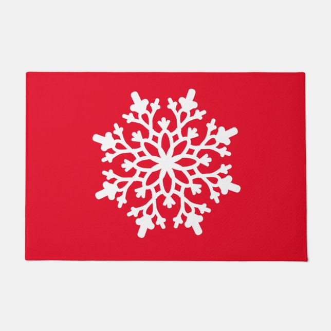 Christmas Snowflake Doormat (Front)