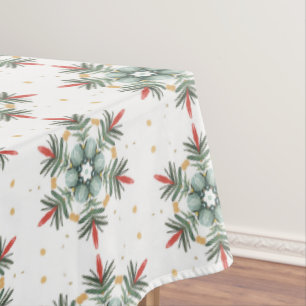 Christmas Snowflake Holiday Home Decor Tablecloth