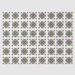 Christmas Snowflake Mandala Tissue Paper<br><div class="desc">A long body pillow featuring a festive red and green snowflake mandala, perfect for adding holiday cheer to your bedroom.</div>