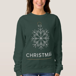 Christmas Snowflake Ornament Sweatshirt