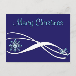 Christmas Snowflake Postcard