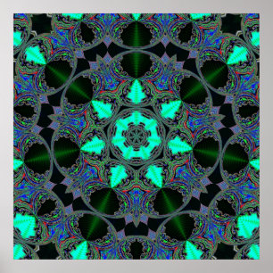 Christmas Snowflake Poster