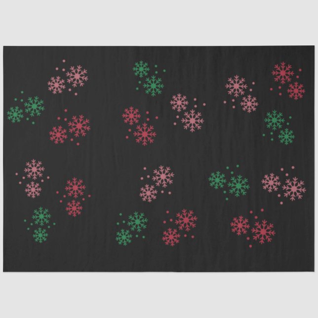 Christmas Snowflake Tissue Paper (Front)