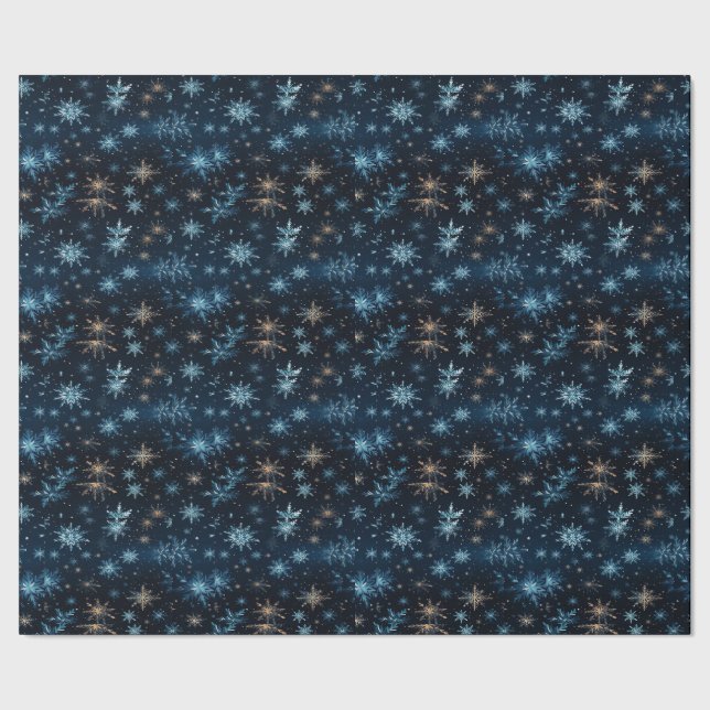 Christmas SnowFlake Wrapping Paper (Seam)