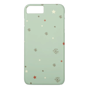 Christmas Snowflakes and stars Case-Mate iPhone Case
