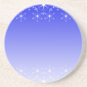 Christmas snowflakes coaster