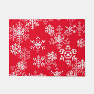 Christmas Snowflakes Doormat