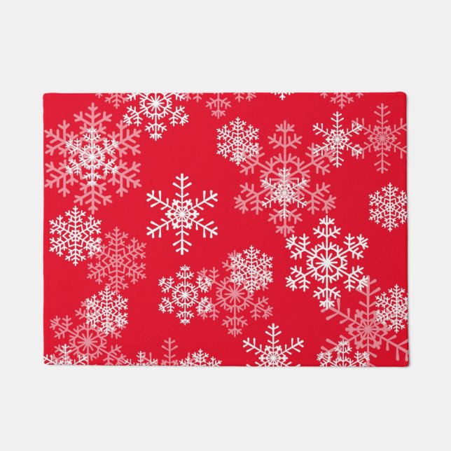 Christmas Snowflakes Doormat (Front)