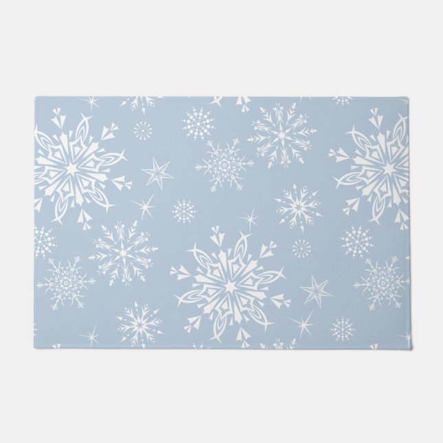 Christmas Snowflakes Doormat (Front)