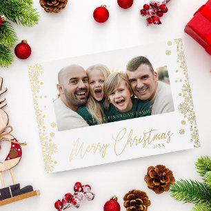 Christmas Snowflakes Fancy Modern Minimalist Photo