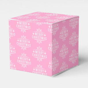 Christmas Snowflakes Favour Box