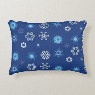 Christmas snowflakes in your bed decorative cushion