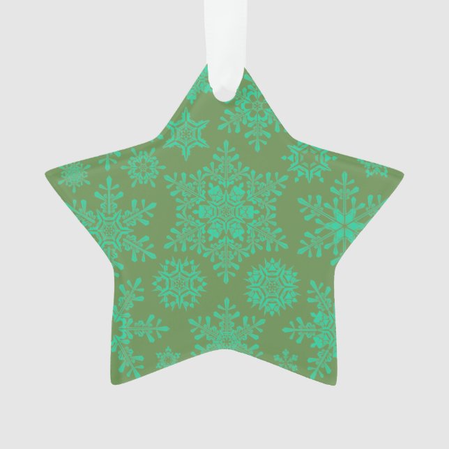 Christmas Snowflakes Ornament (Front)