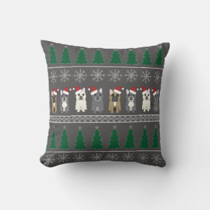 Christmas Snowflakes, Santa Dog, Tree Cushion