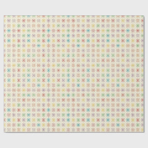 Christmas Snowflakes Themed Packaging Xmas Wrapping Paper
