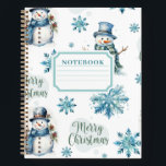 Christmas Snowman<br><div class="desc">Christmas Snowman Notebook</div>
