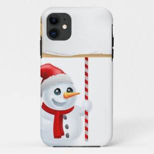 Christmas Snowman and Sign Case-Mate iPhone Case