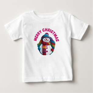 Christmas Snowman Baby T-Shirt
