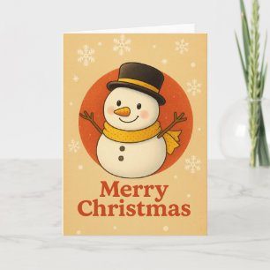 Christmas Snowman Card