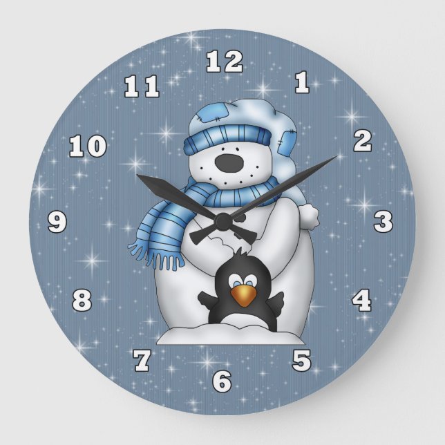 Christmas Snowman clock (Front)