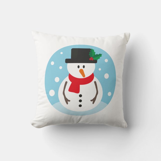 Christmas Snowman Cushion (Front)