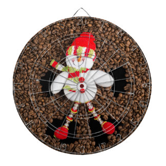 Christmas snowman decoration dartboard