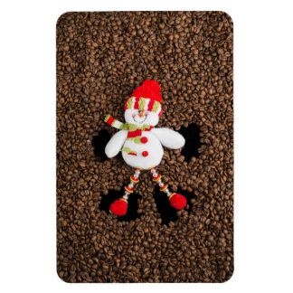 Christmas snowman decoration magnet