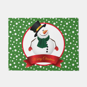 Christmas Snowman Doormat