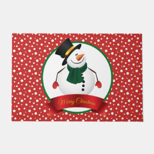 Christmas Snowman Doormat