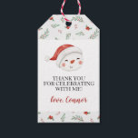 Christmas Snowman First Birthday Favour Gift Tags<br><div class="desc">Christmas Snowman first birthday party favour tags.</div>