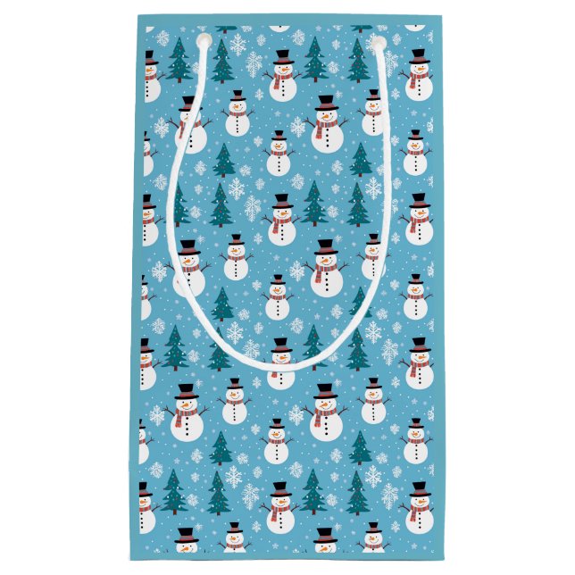 Christmas Snowman gift bag (Front)