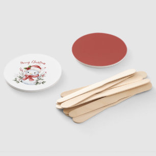 Christmas Snowman Holiday Set of Fans