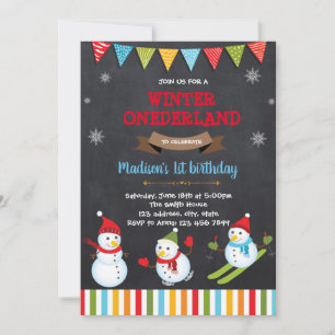 Christmas Snowman Invitation
